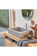 Gray Terrazzo Bathroom Sink | Tikamoon Pegase | Oroatrade.com