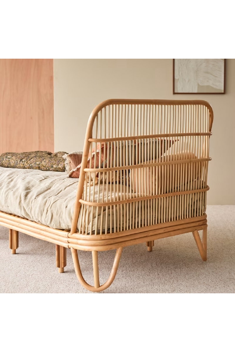 Varnished Rattan Bed | Tikamoon Simone | Oroatrade.com