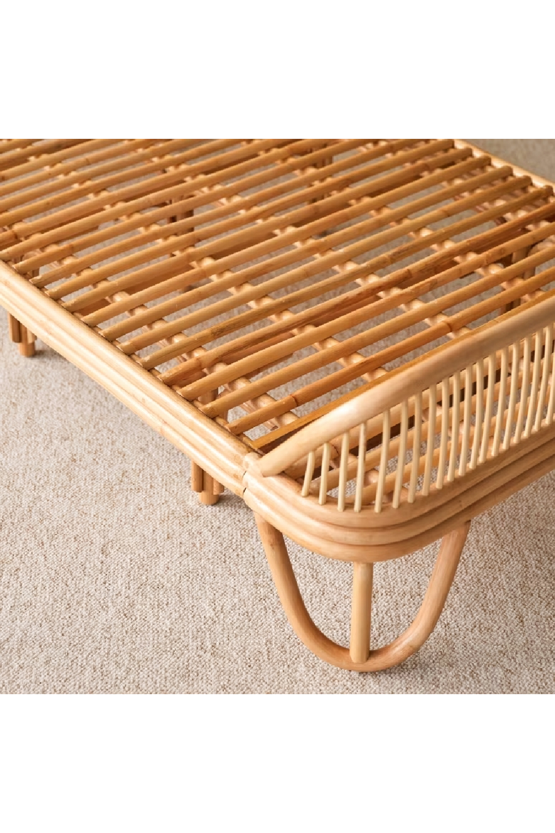 Varnished Rattan Bed | Tikamoon Simone | Oroatrade.com