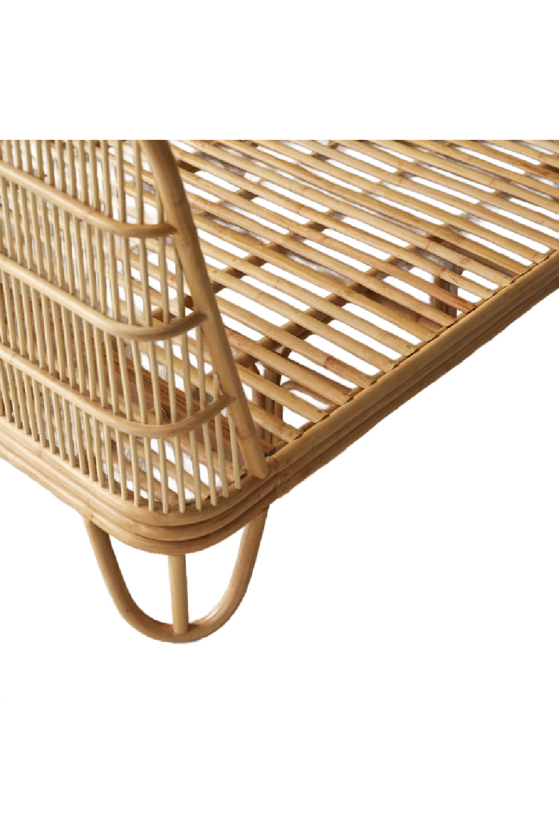 Varnished Rattan Bed | Tikamoon Simone | Oroatrade.com