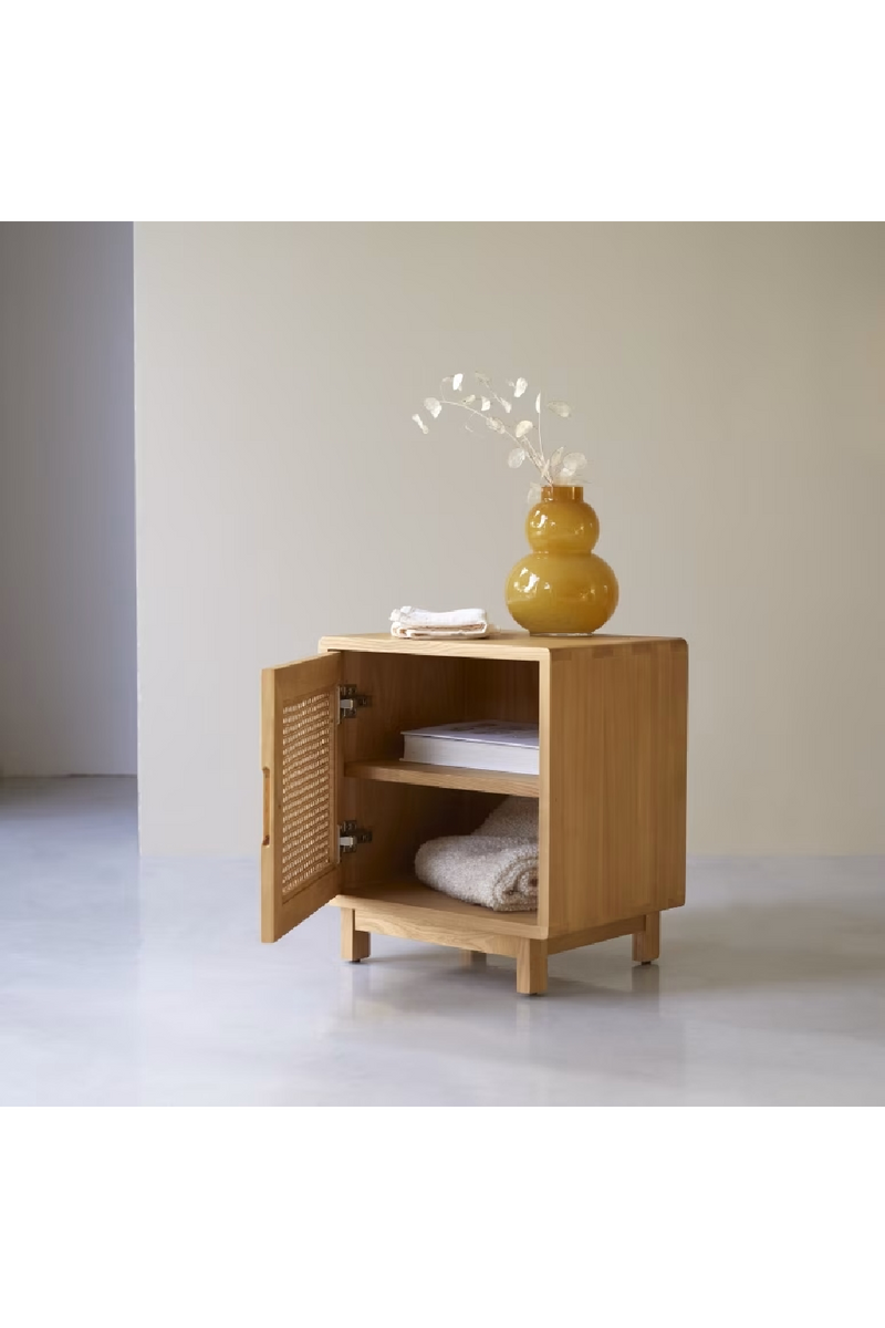 Solid Elm Bedside Table | Tikamoon Luis | Oroatrade.com