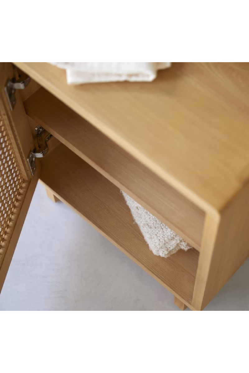 Solid Elm Bedside Table | Tikamoon Luis | Oroatrade.com