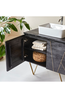 Solid Mango Vanity Cabinet | Tikamoon Liv | Oroatrade.com