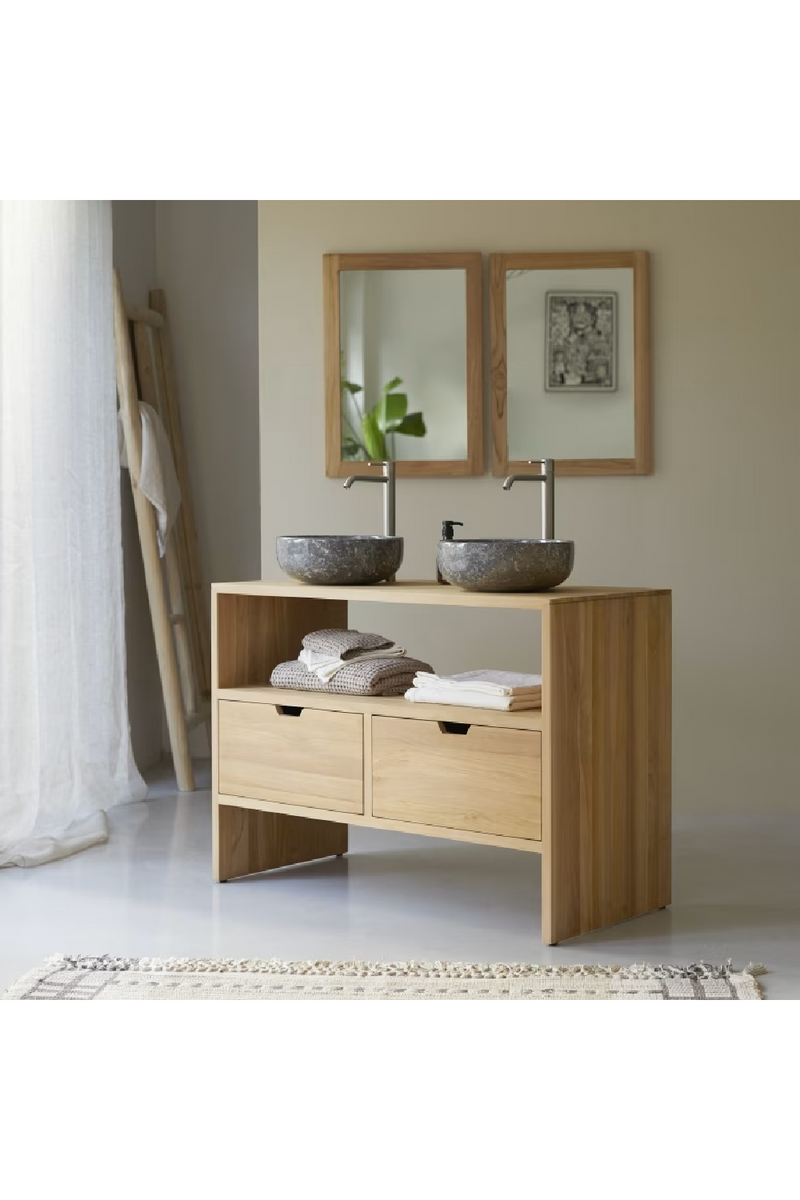 Solid Teak Vanity Unit | Tikamoon Kwarto | Oroatrade.com