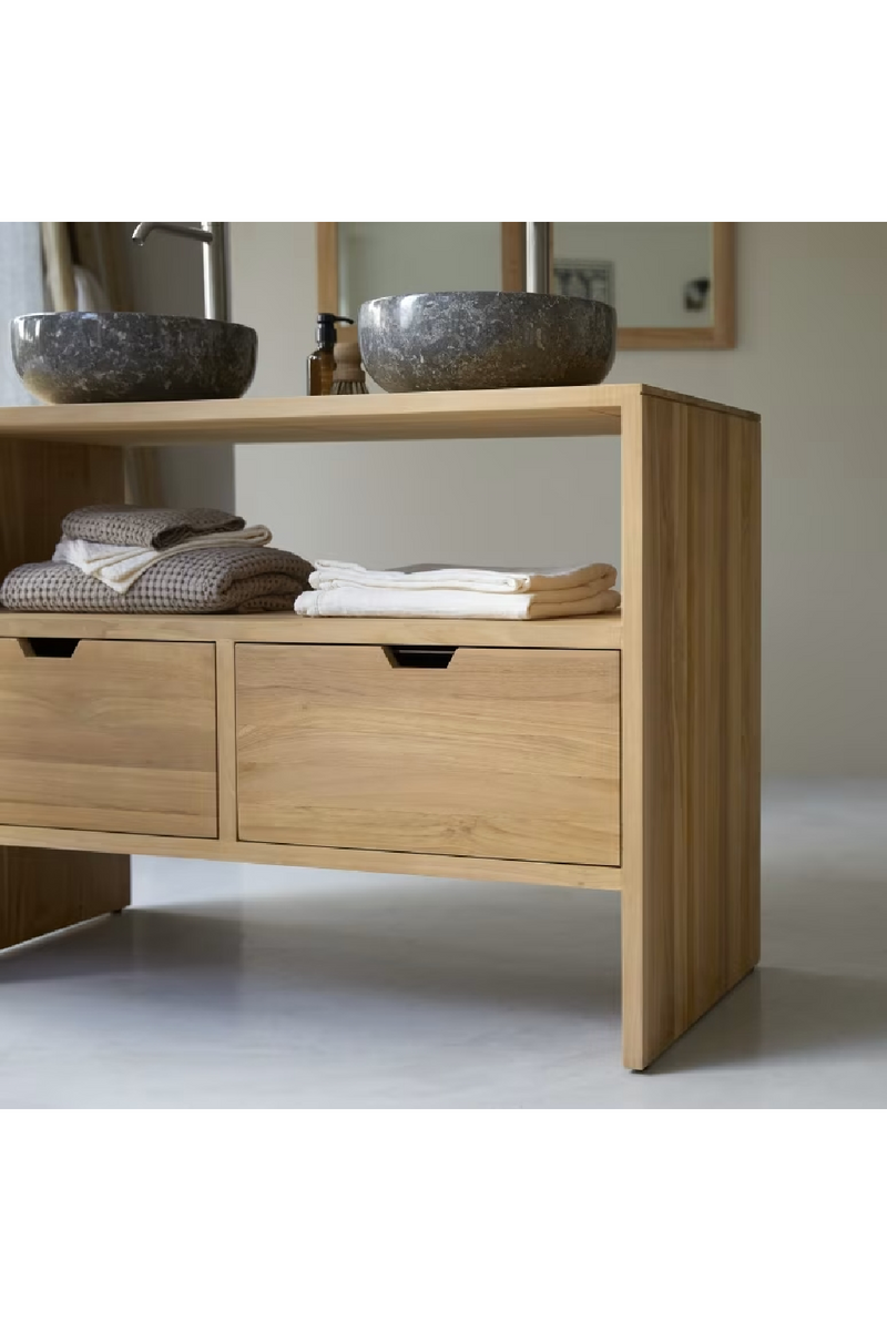 Solid Teak Vanity Unit | Tikamoon Kwarto | Oroatrade.com