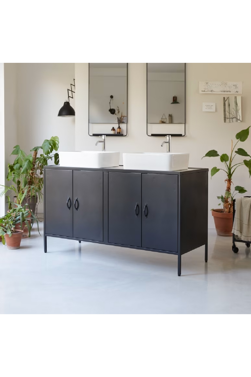 Industrial Metal Vanity Unit | Tikamoon Lizzie | Oroatrade.com