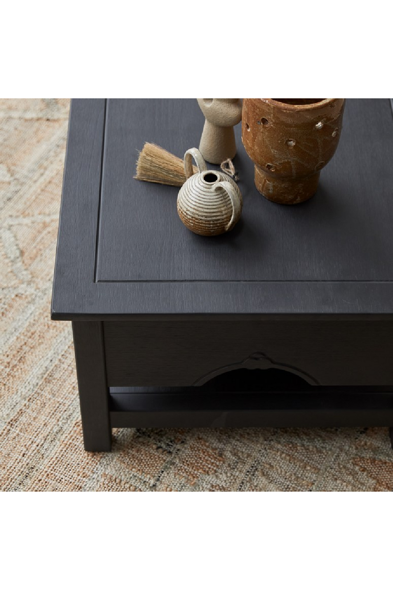 Black Pine Coffee Table | Tikamoon Thaki | Oroatrade.com