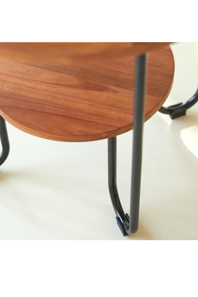 Solid Acacia Garden Coffee Table | Tikamoon Key Wood | Oroatrade.com