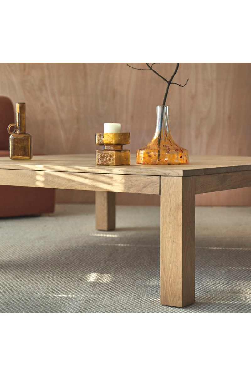 Oak 1-Drawer Coffee Table | Tikamoon Eden | Oroatrade.com