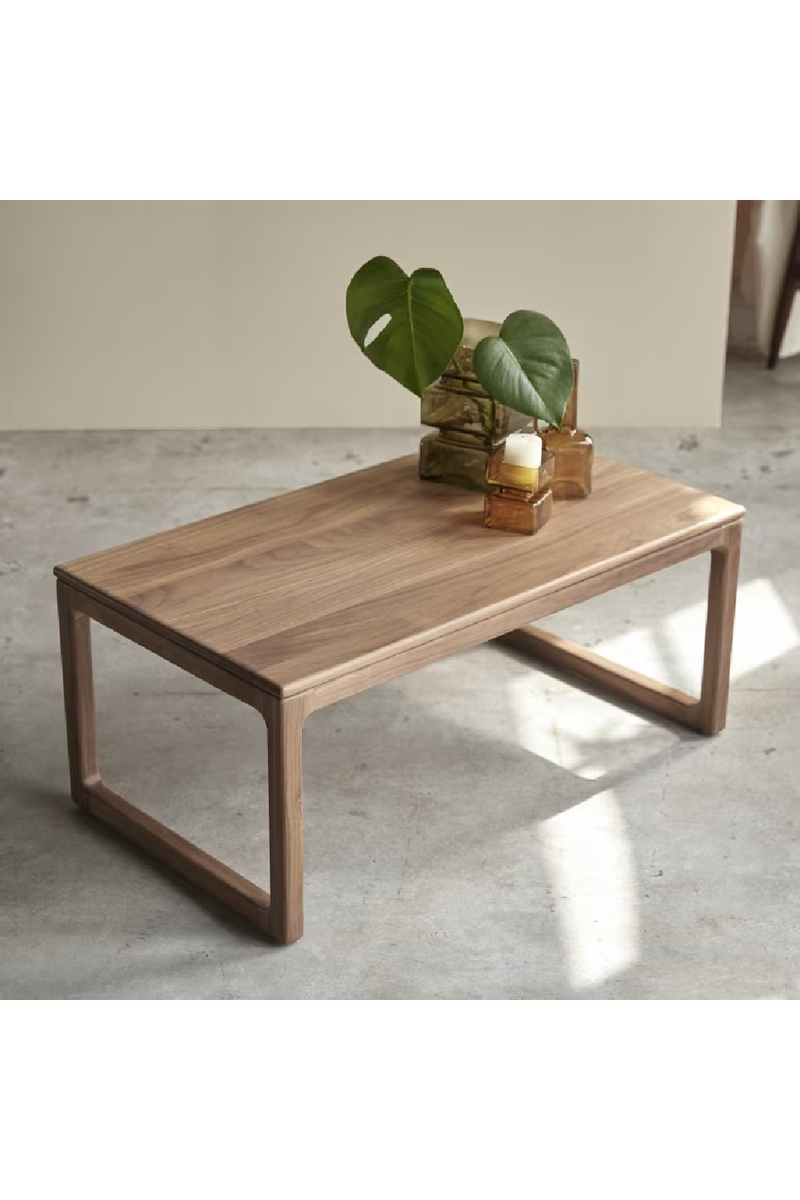 Oiled Walnut Coffee Table | Tikamoon Arto | Oroatrade.com