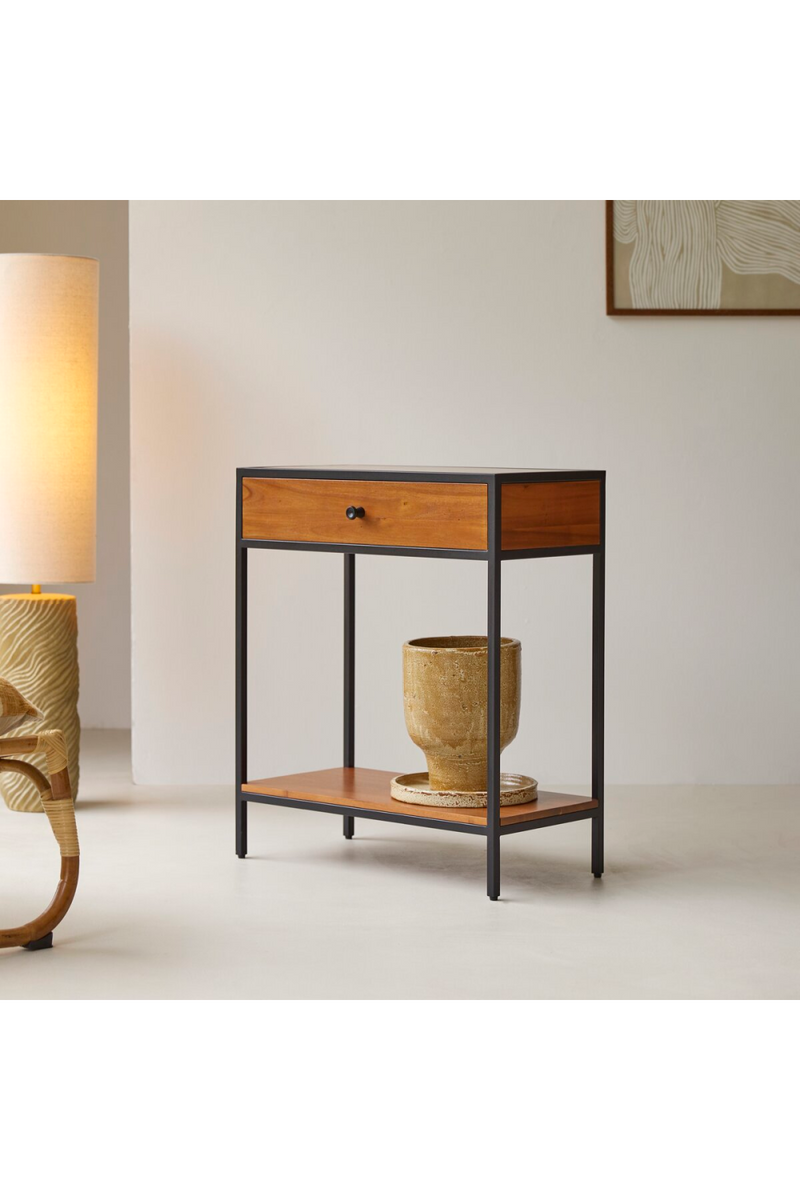 Acacia One-drawer Console Table | Tikamoon Agra | Oroatrade.com