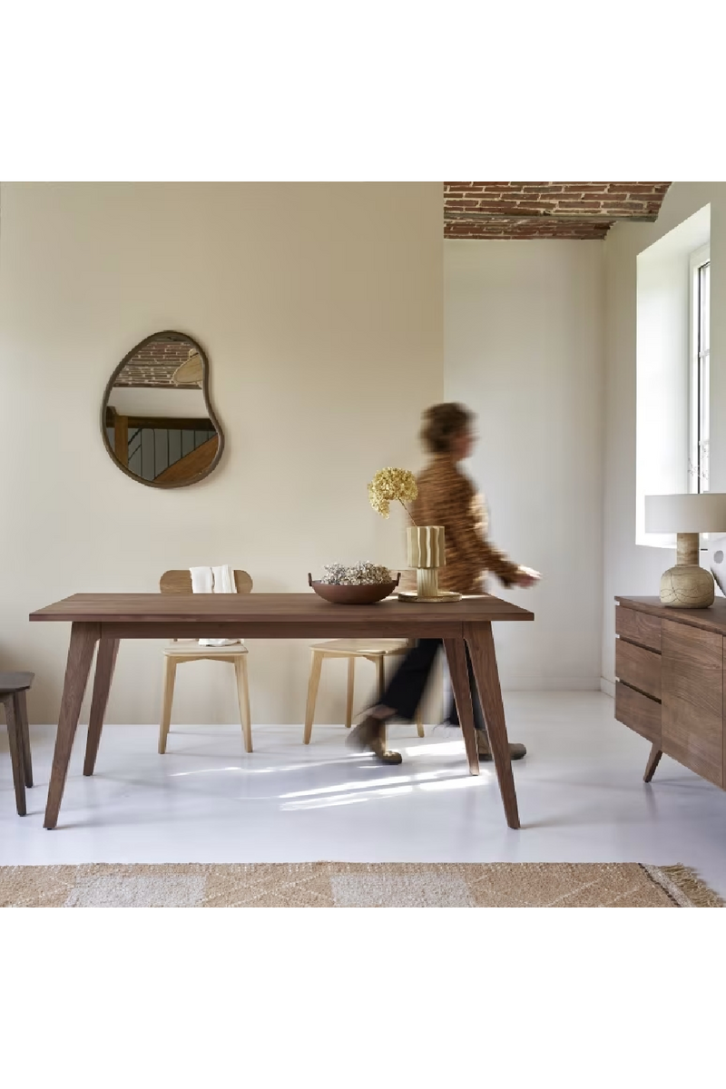 Solid Walnut Dining Table | Tikamoon Esmée | Oroatrade.com