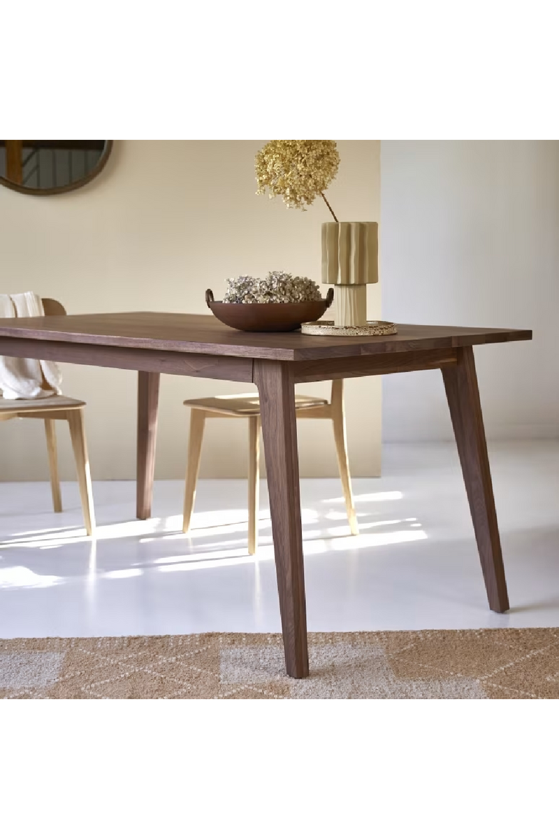 Solid Walnut Dining Table | Tikamoon Esmée | Oroatrade.com