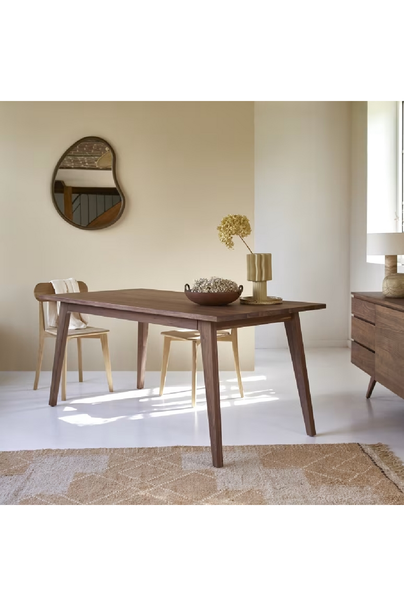 Solid Walnut Dining Table | Tikamoon Esmée | Oroatrade.com