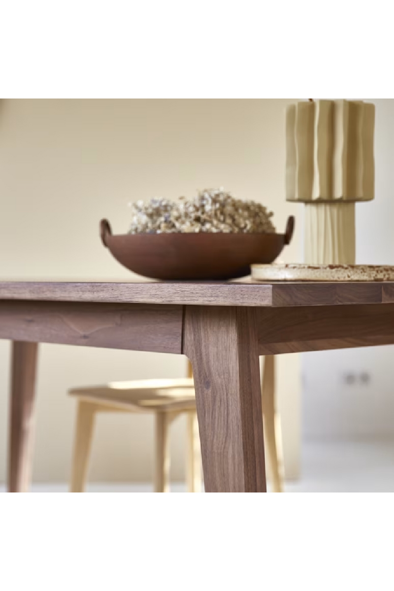 Solid Walnut Dining Table | Tikamoon Esmée | Oroatrade.com