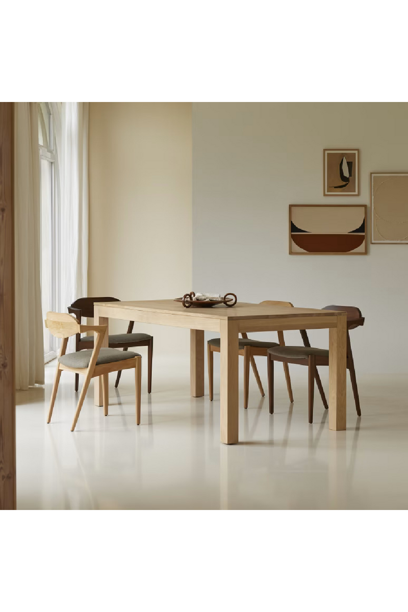 Solid Oak Extendable Table | Tikamoon Eden | Oroatrade.com