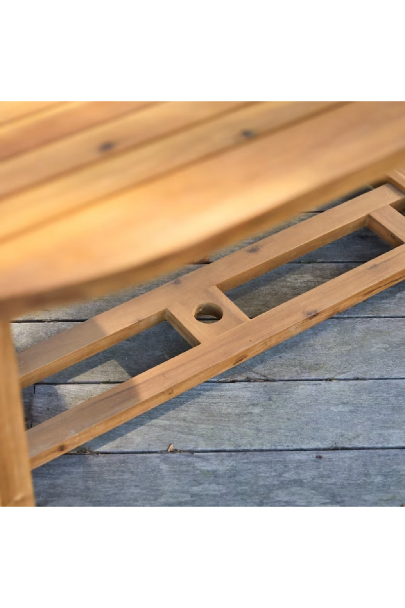 Acacia Oval Extendable Garden Table | Tikamoon Capri | Oroatrade.com