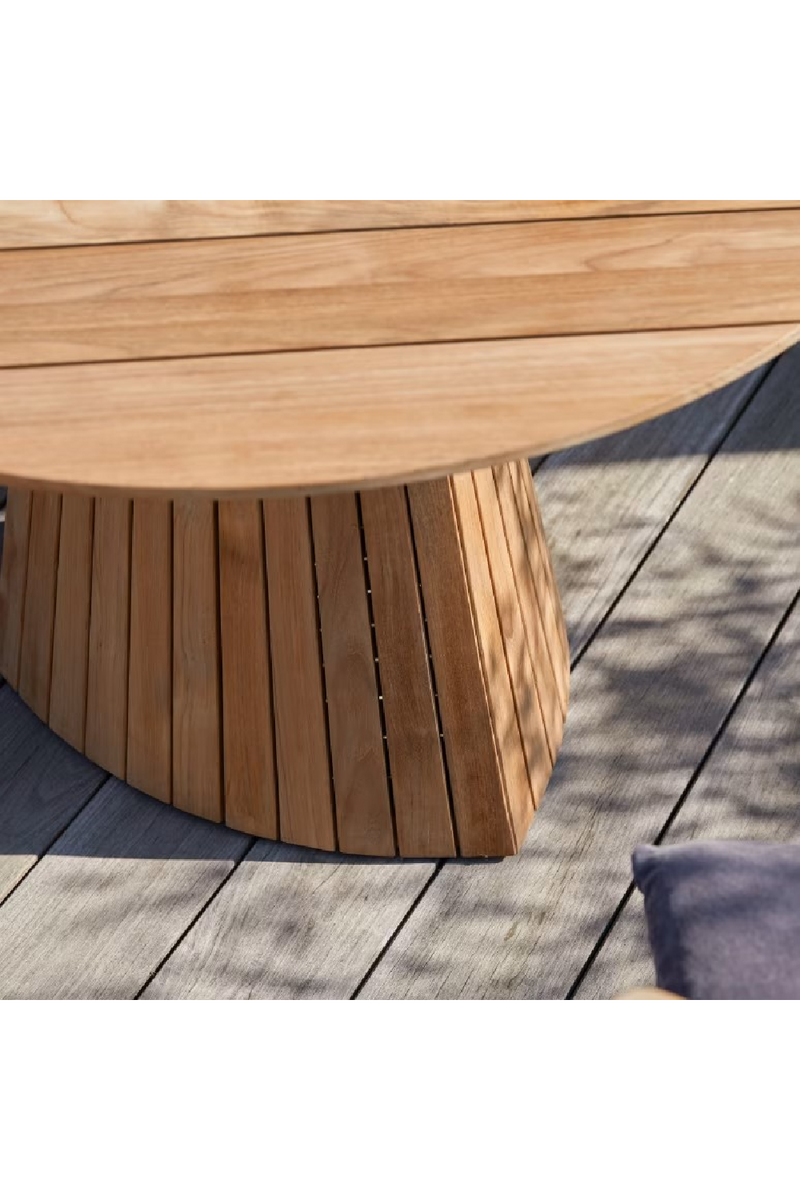 Teak Oval Garden Table | Tikamoon Paloma | Oroatrade.com