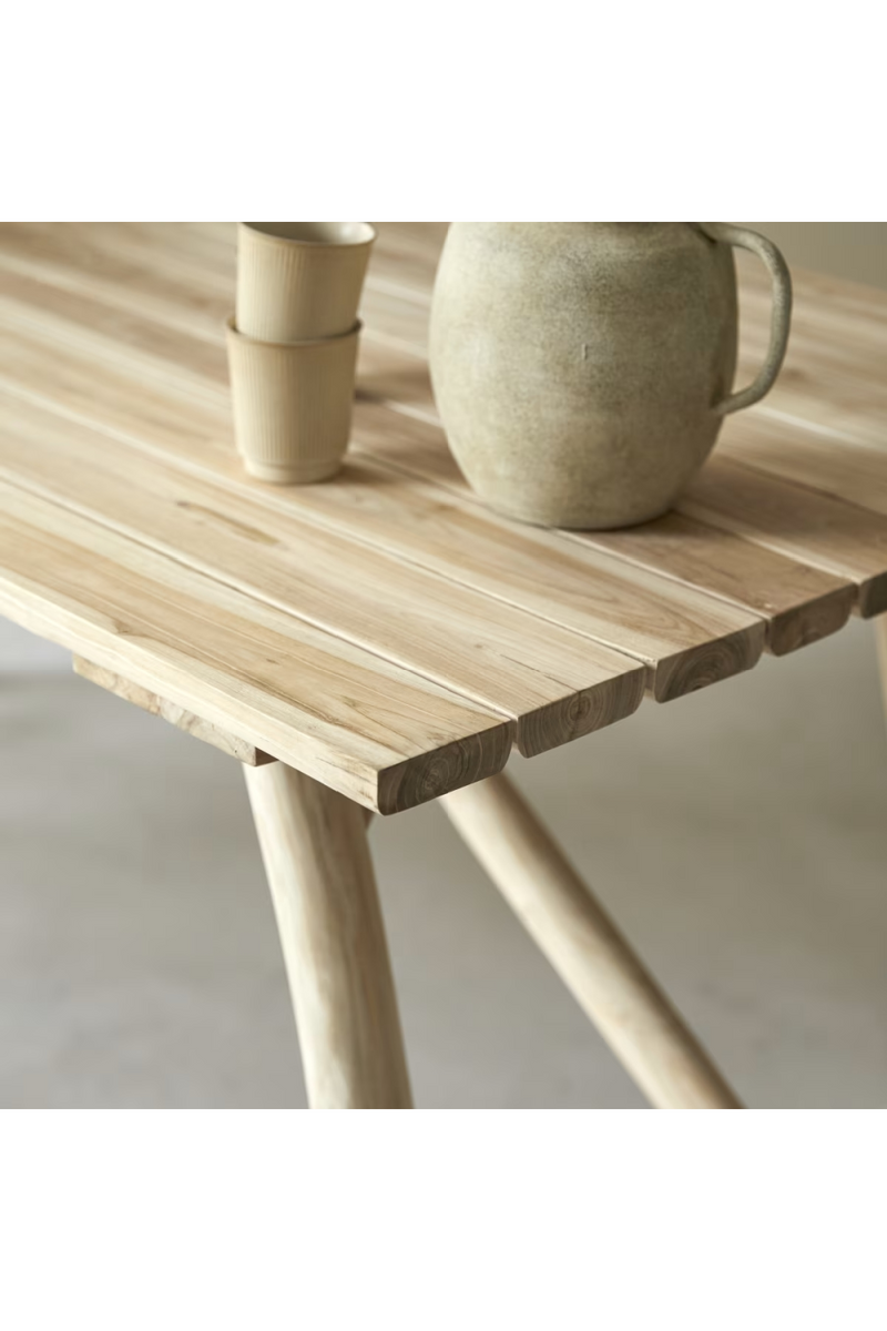 Natural Driftwood Dining Table | Tikamoon Mathilda | Oroatrade.com