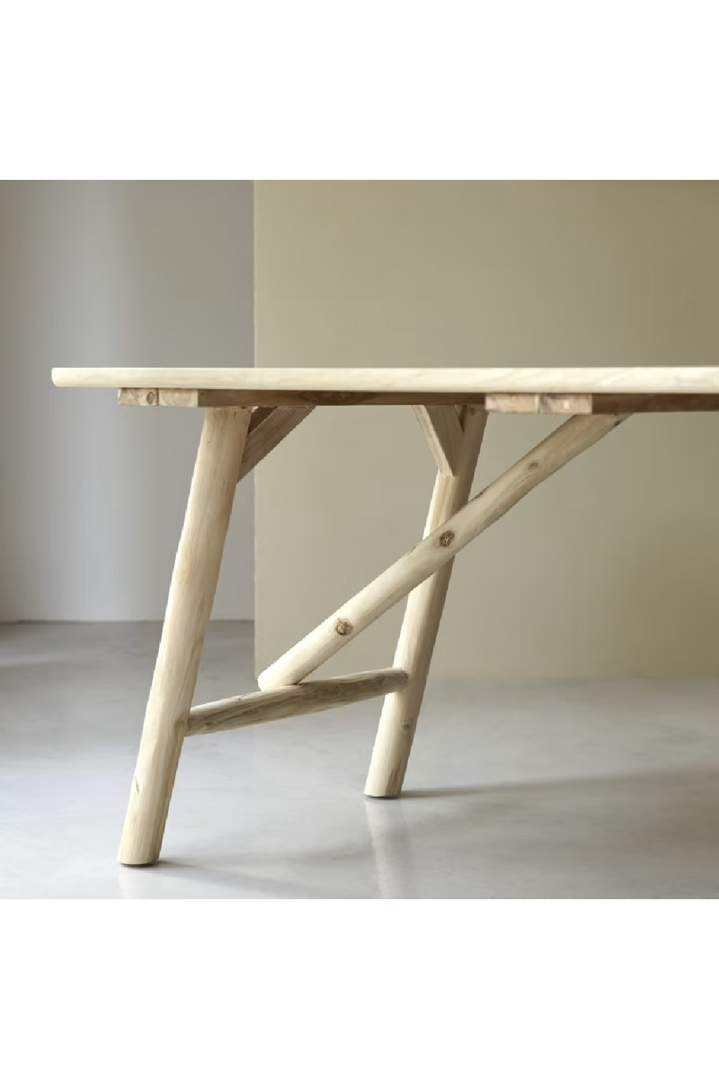 Natural Driftwood Dining Table | Tikamoon Mathilda | Oroatrade.com