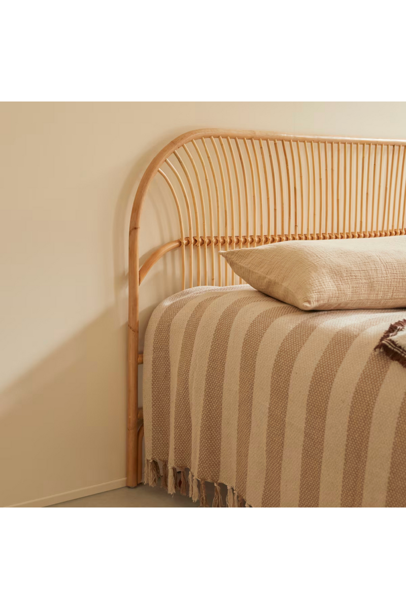 Vertical Pattern Rattan Headboard | Tikamoon Colette | Oroatrade.com