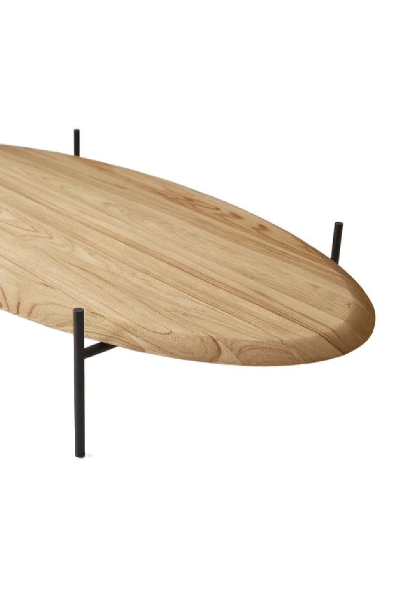 Modern Teak Coffee Table | Tikamoon Honorine | Oroatrade.com