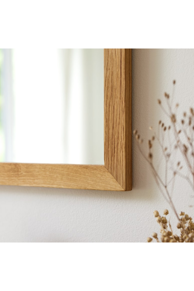 Oak Vanity Mirror | Tikamoon Serena | Oroatrade.com