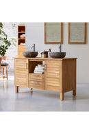 Natural Teak Vanity Unit | Tikamoon Soho | Oroatrade.com