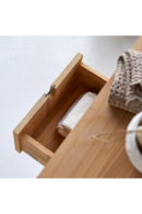 Teak Double Bathroom Vanity | Tikamoon Jonak | Oroatrade.com