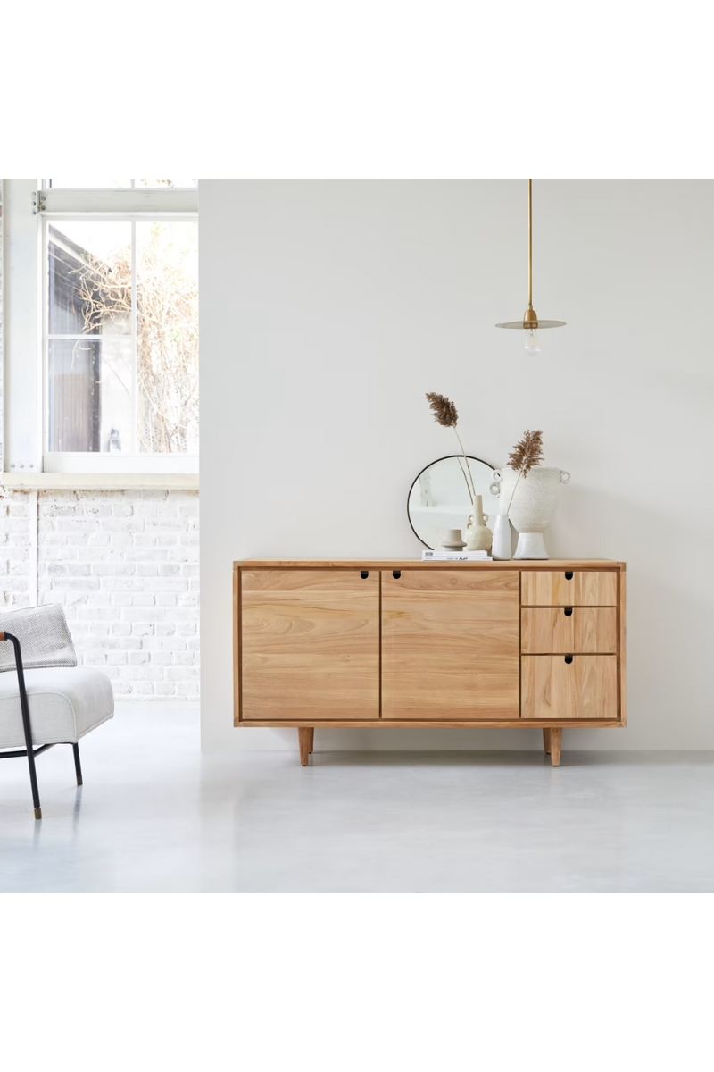 Minimalist Teak Sideboard | Tikamoon Jonak | Oroatrade.com