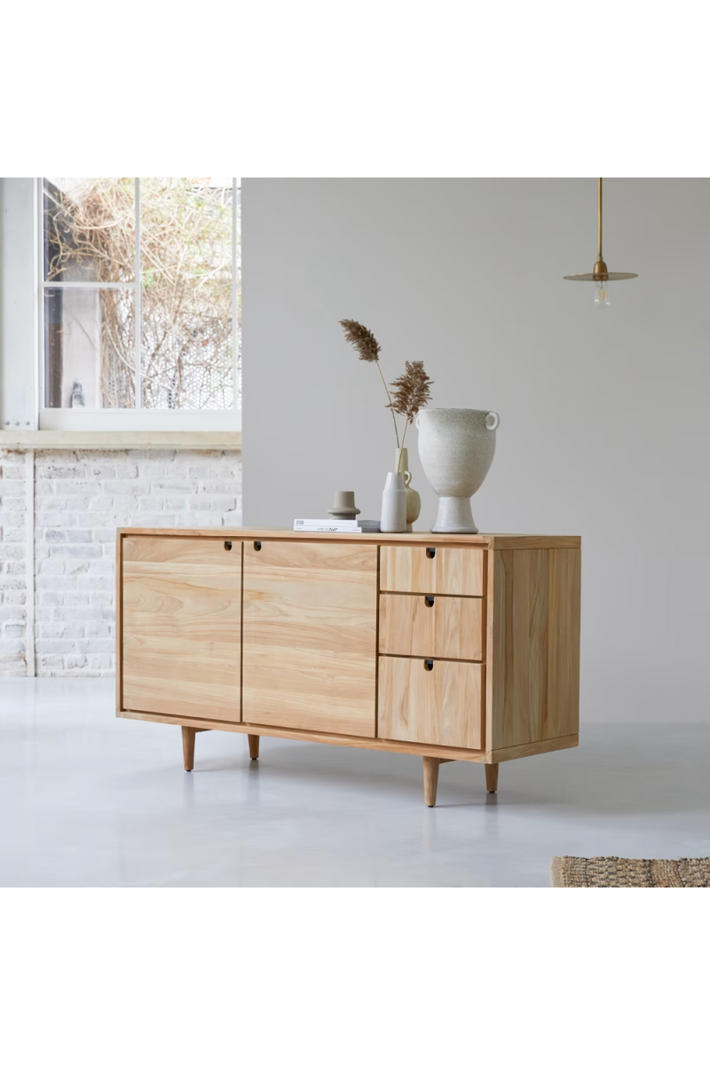 Minimalist Teak Sideboard | Tikamoon Jonak | Oroatrade.com