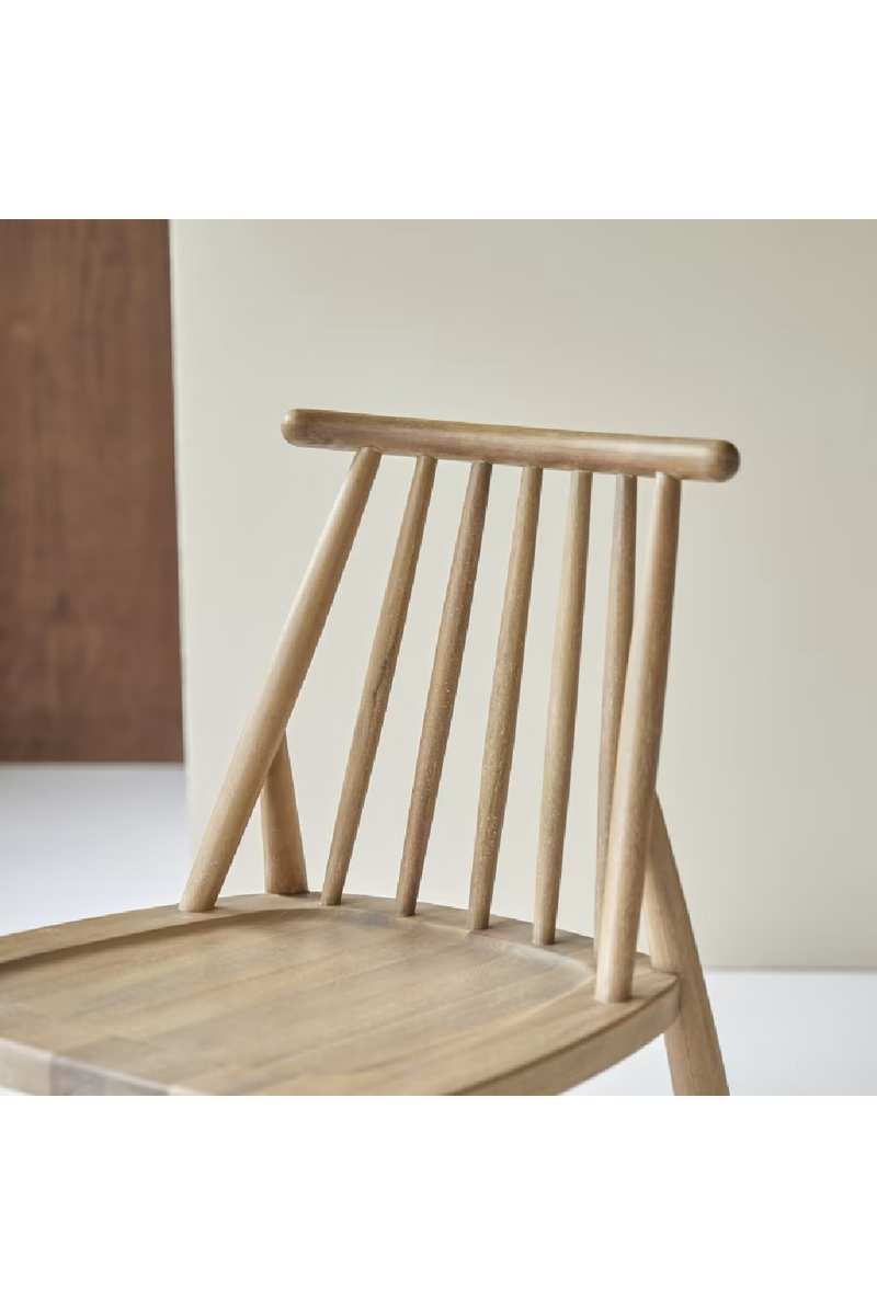 Solid Acacia Dining Chair Set (2) | Tikamoon Léa | Oroatrade.com