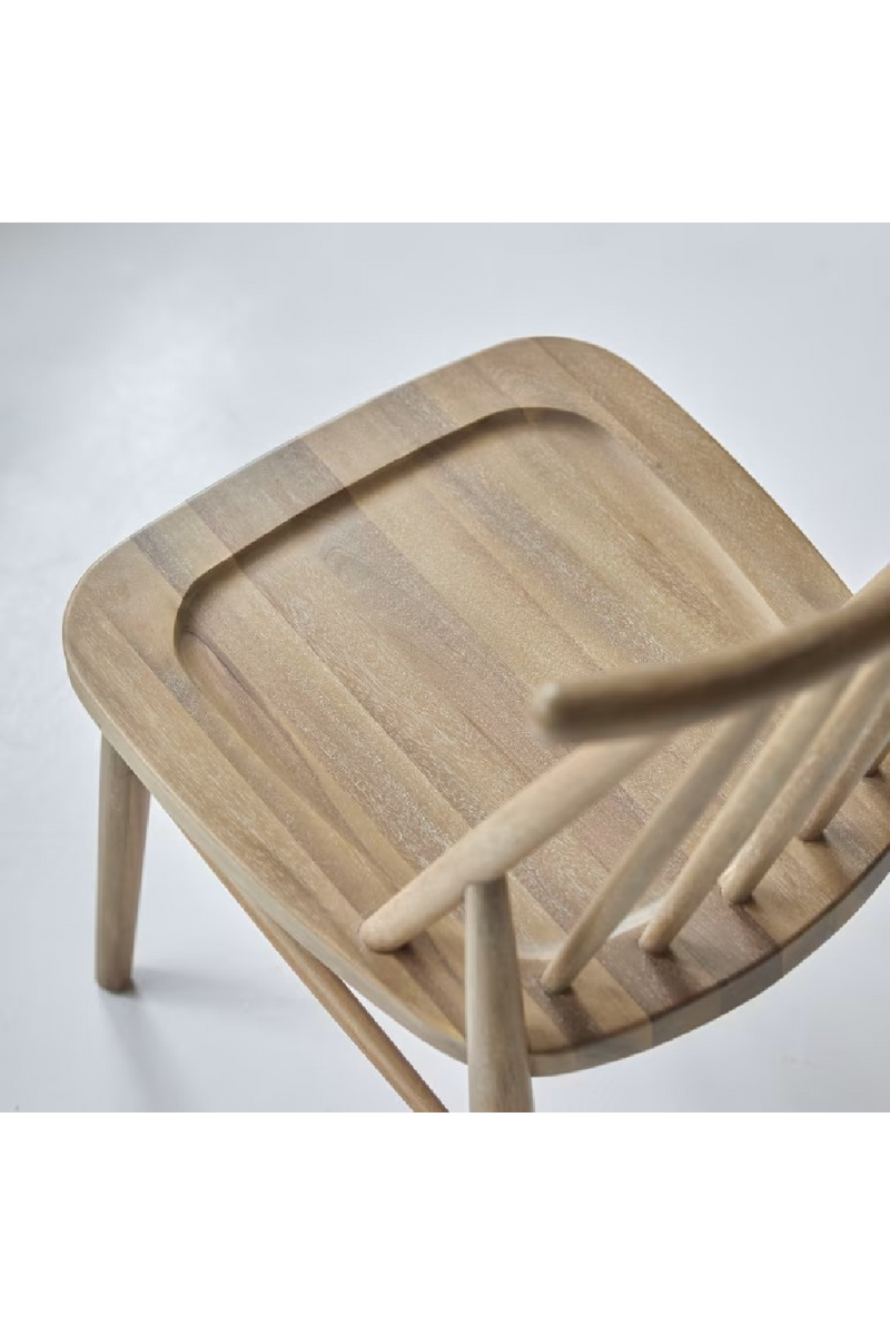 Solid Acacia Dining Chair Set (2) | Tikamoon Léa | Oroatrade.com