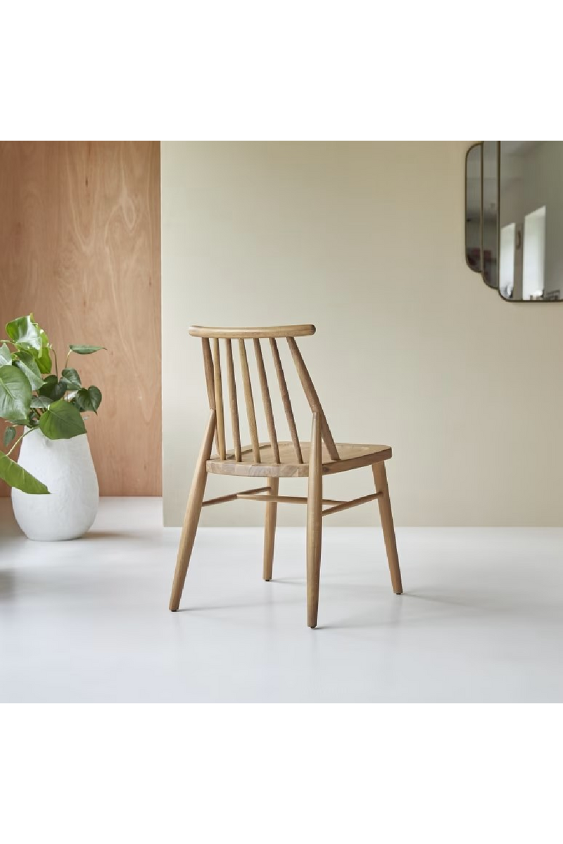 Solid Acacia Dining Chair Set (2) | Tikamoon Léa | Oroatrade.com