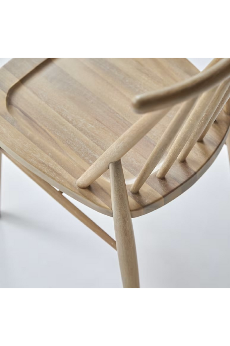 Solid Acacia Dining Chair Set (2) | Tikamoon Léa | Oroatrade.com