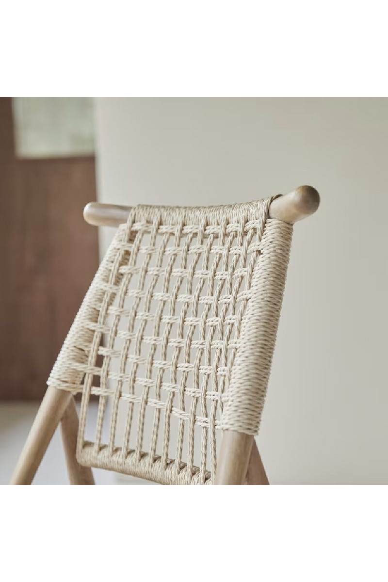 Woven Backrest Dining Chair Set (2) | Tikamoon Arturo | Oroatrade.com