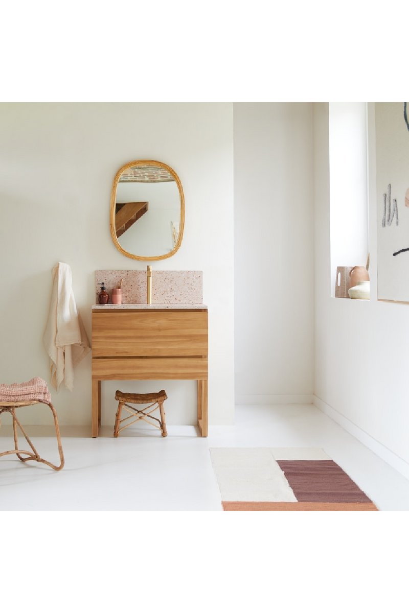 Pink Terrazzo Vanity Unit | Tikamoon Edgar | Oroatrade.com