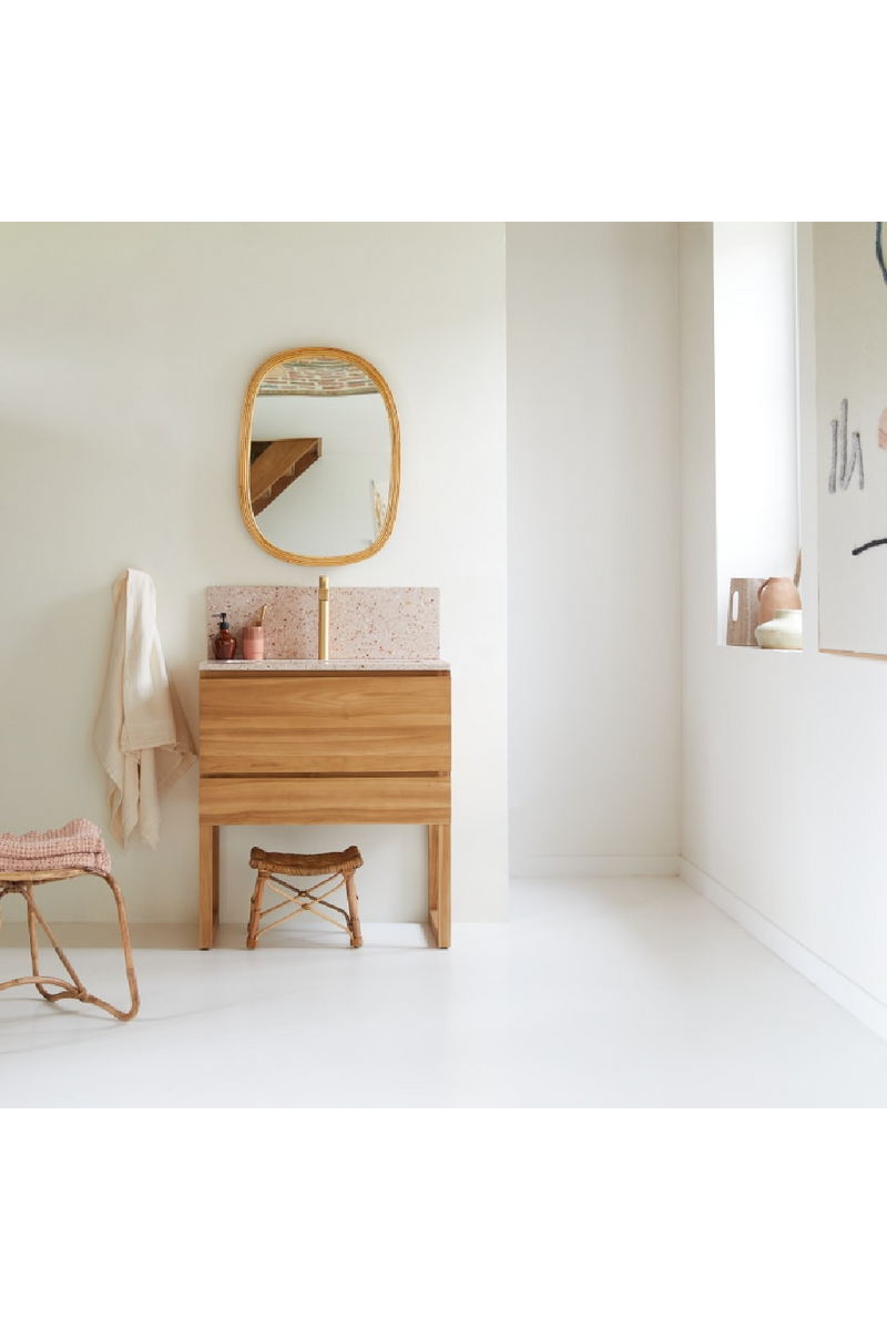 Pink Terrazzo Vanity Unit | Tikamoon Edgar | Oroatrade.com