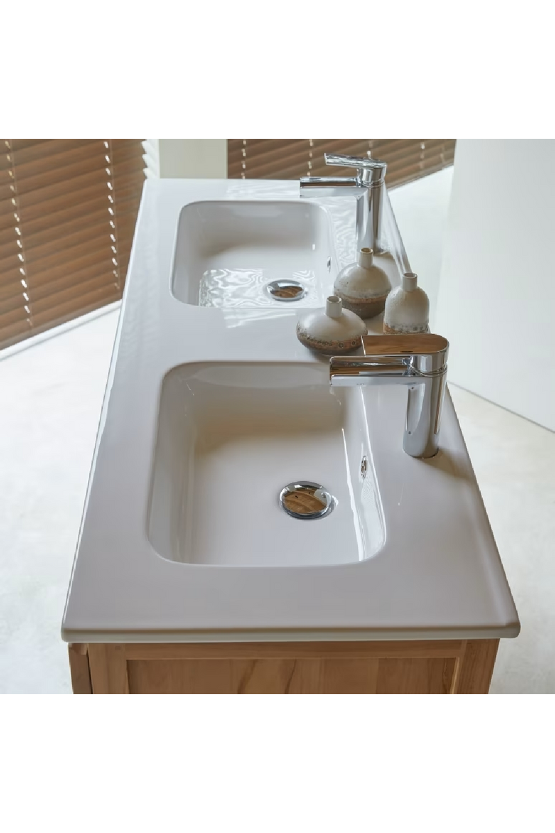 Ceramic Sink Bathroom Cabinet | Tikamoon Edgar