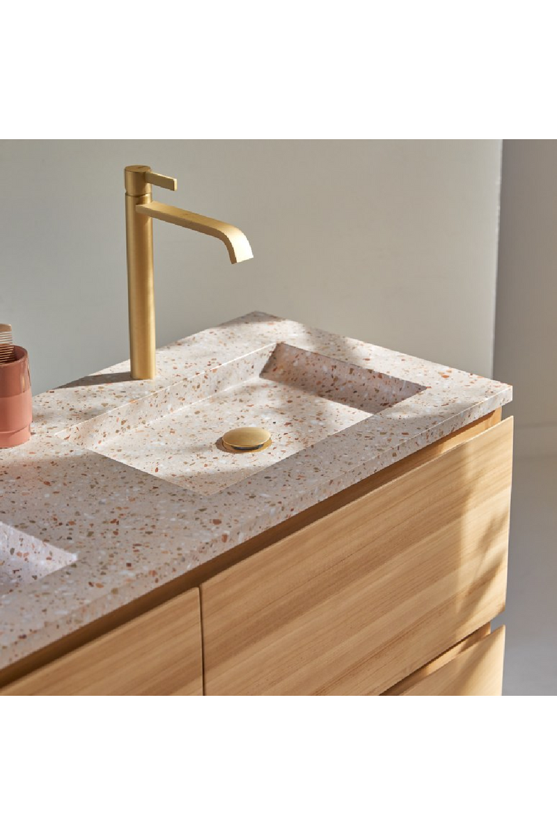 Pink Terrazzo Vanity Unit | Tikamoon Edgar | Oroatrade.com