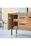Solid Teak and Marble Vanity Unit | Tikamoon Slats | Oroatrade.com
