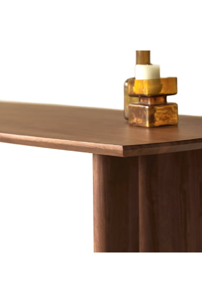 Varnished Acacia Console Table | Tikamoon Suzanne | Oroatrade.com