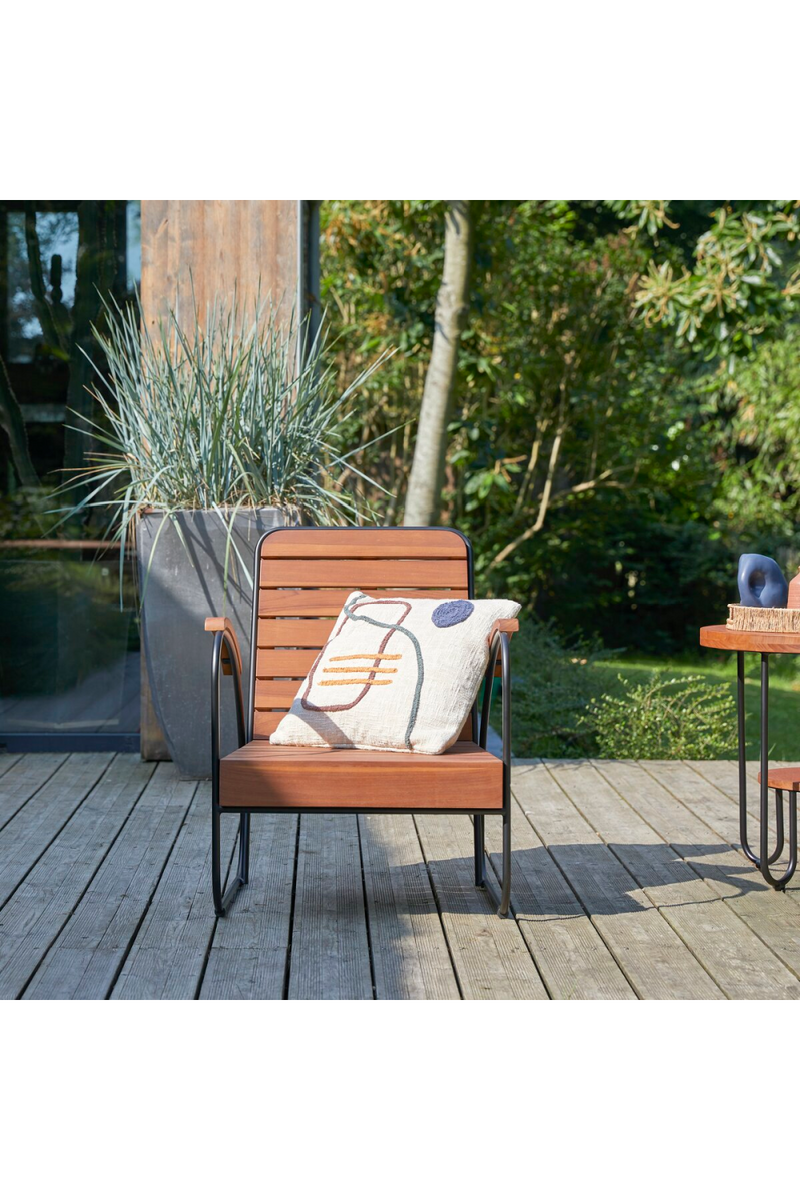 Solid Acacia Garden Chair | Tikamoon Key Wood | Oroatrade.com