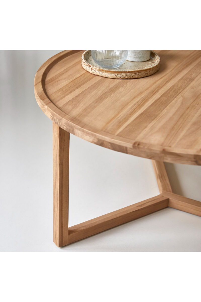 Solid Teak Coffee Table | Tikamoon Ana | Oroatrade.com