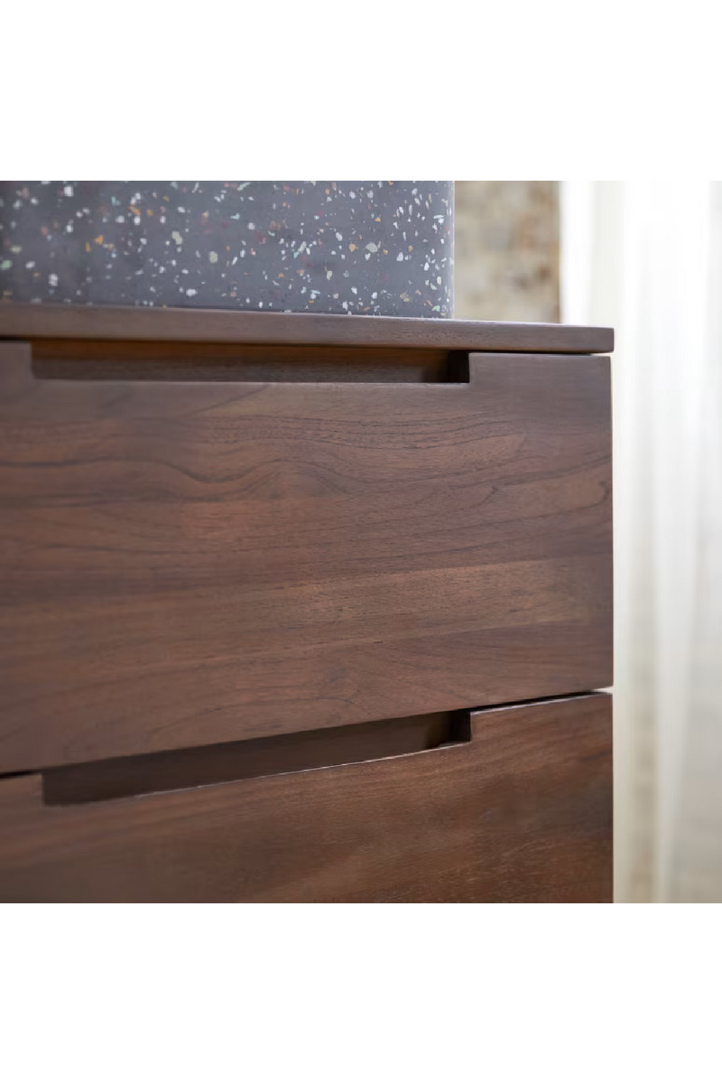 Contemporary Teak Vanity Unit | Tikamoon Romeo | Oroatrade.com