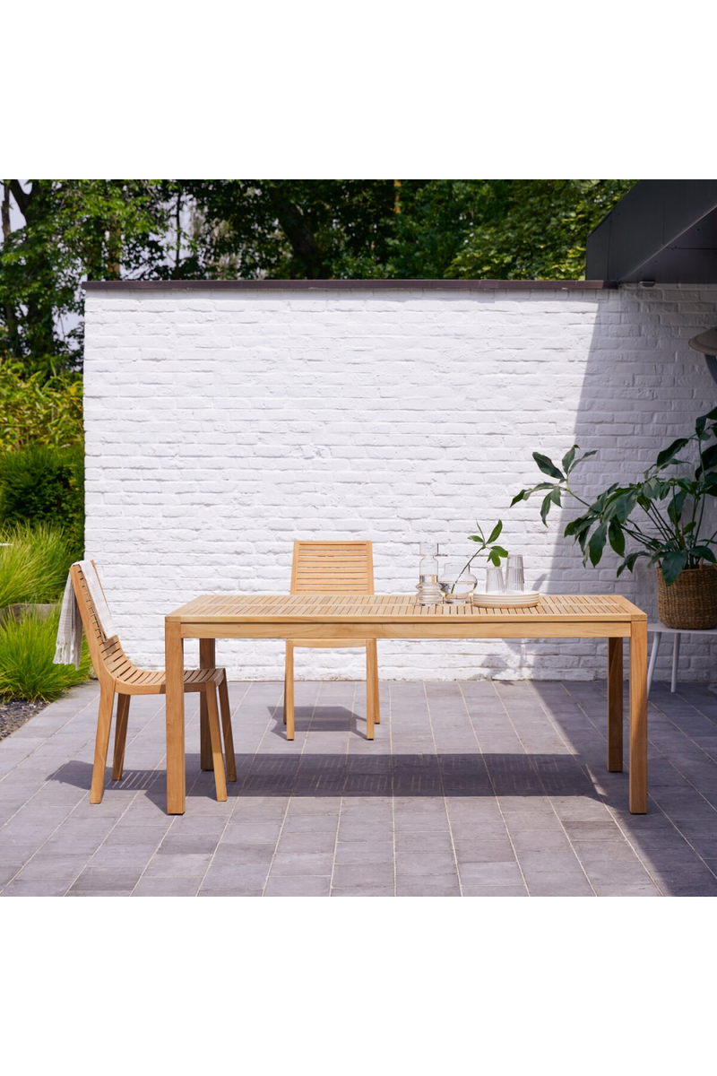 Solid Teak Outdoor Table | Tikamoon Teo | Oroatrade.com