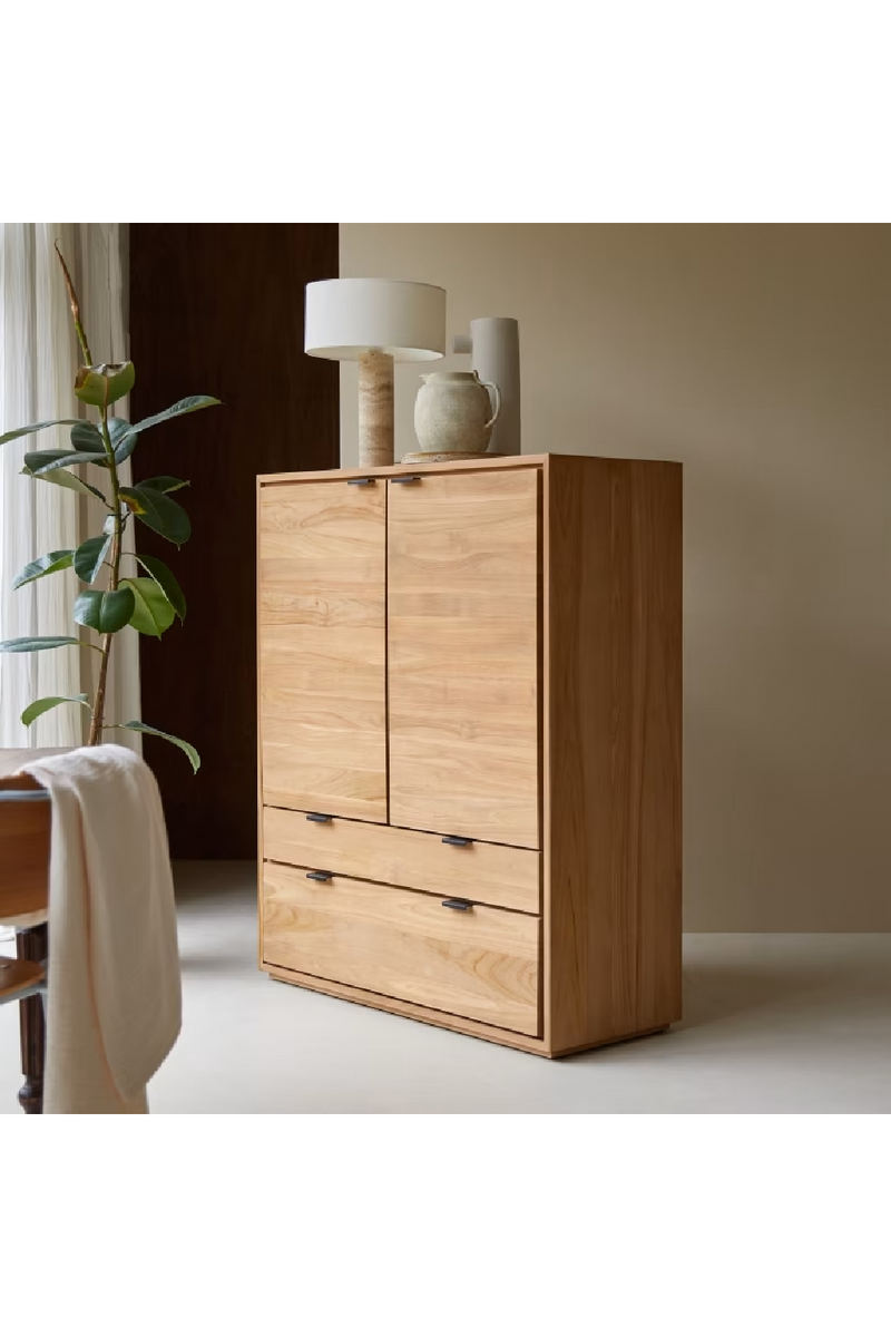 Solid Teak Cupboard | Tikamoon Senson | Oroatrade.com