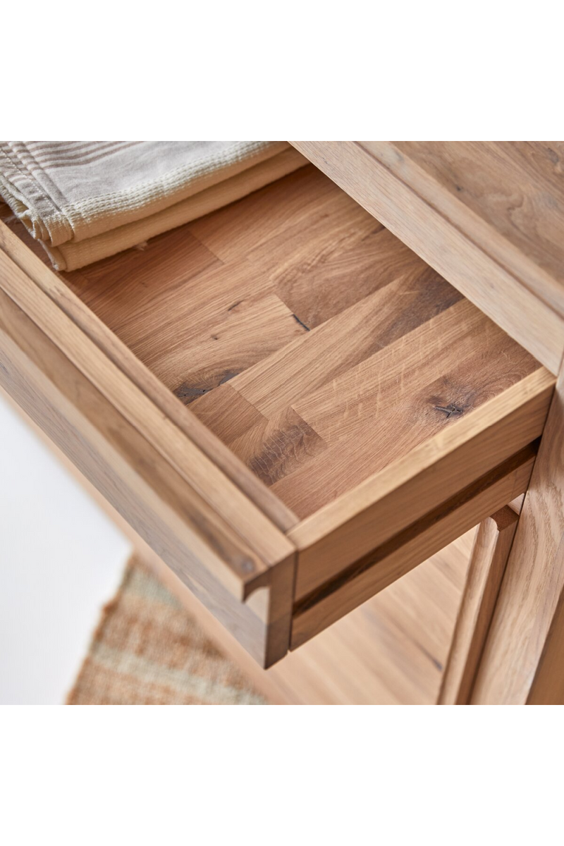Oiled Oak Minimalist Sideboard | Tikamoon Luce | Oroatrade.com