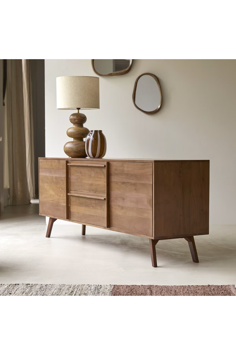 Solid Acacia Scandinavian Sideboard | Tikamoon Niels | Oroatrade.com