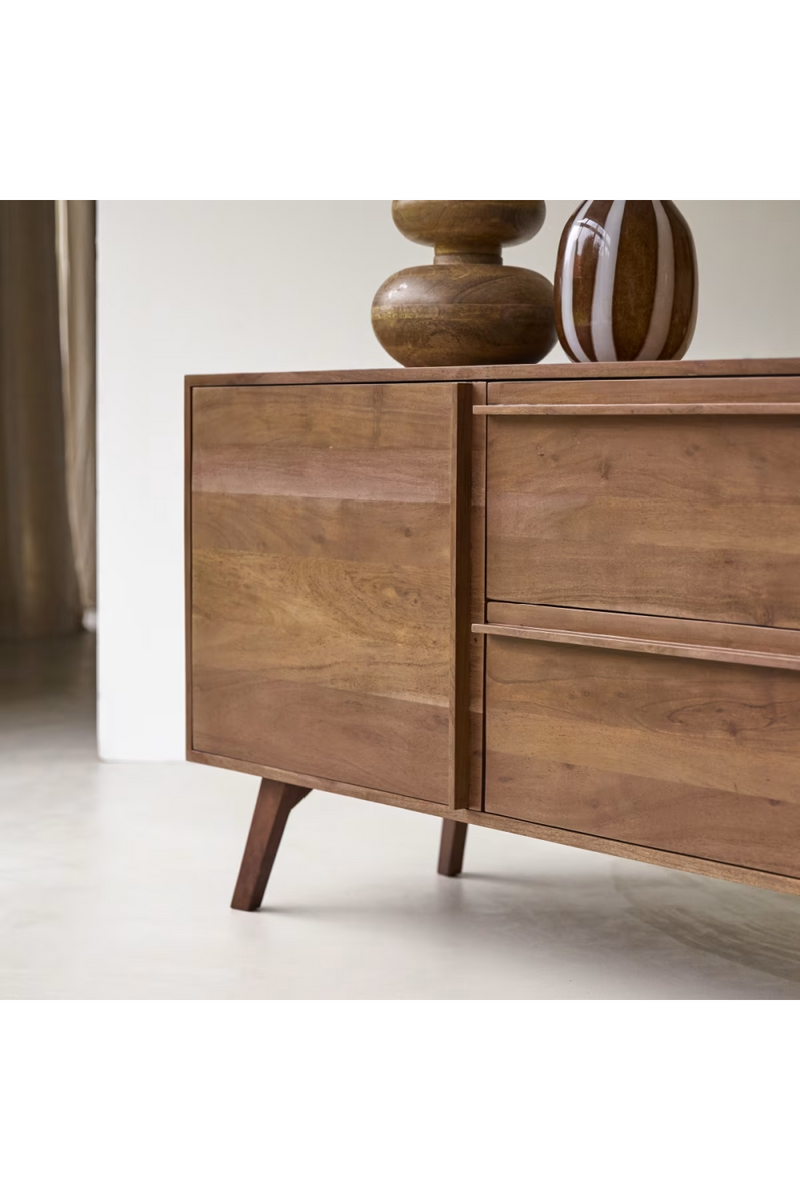 Solid Acacia Scandinavian Sideboard | Tikamoon Niels | Oroatrade.com